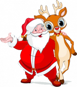 santa reindeer pictures free | Clip-art and backgrounds for ...