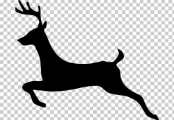Reindeer Santa Claus Rudolph Silhouette PNG, Clipart, Clip ...