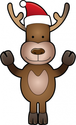 ClipArtFort: Holidays » Christmas » Funny Reindeer 2