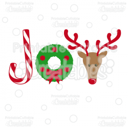 Joy Christmas SVG Cutting File & Clipart
