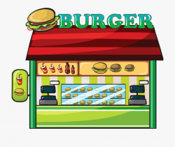 Fast Food Hamburger Clip Art - Fast Food Restaurant Clipart ...