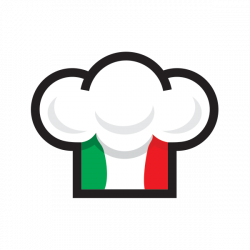 Printed vinyl Italian Chef Hat | Stickers Factory