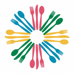 Colorful Cutlery Logo Clipart Free Stock Photo - Public ...