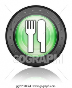 Stock Illustration - Icon, button, pictogram -eatery ...