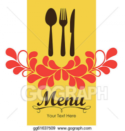 EPS Vector - Elegant card for restaurant menu. Stock Clipart ...