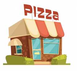 Pizza Fast food Italian cuisine Illustration - Cartoon casual pizza ...