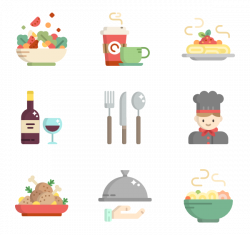 221 gastronomy food icon packs - Vector icon packs - SVG, PSD, PNG ...
