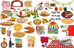 Pizza Party & Restaurant ClipArt by FrankiesDaughtersDesign ...
