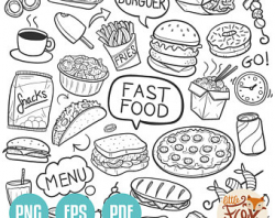 Food clip art | Etsy