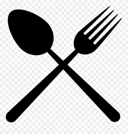 Restaurant Symbol Of A - Fork And Spoon Clipart - Png ...