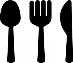 Spoon Fork And Knive Silhouettes Restaurant Symbol Svg Png Icon Free ...