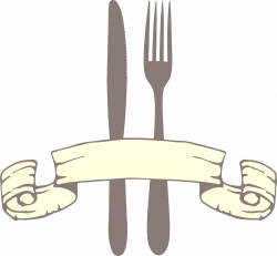 Fork Knife European cuisine - Yellow knife and fork ribbon 2501*2318 ...