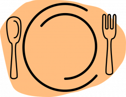 Plate clipart restaurant - Pencil and in color plate clipart restaurant