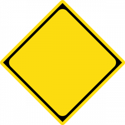 caution sign template