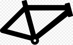 Black And White Frame clipart - Bicycle, Cycling, Triangle ...