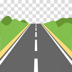 Road Highway Infrastructure, Sun shining road transparent ...