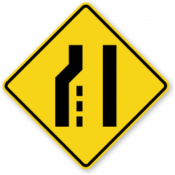 MUTCD Merge Signs | Left Merge Signs | Right Merge Signs