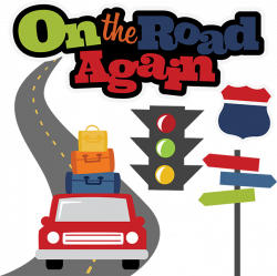 On The Road Again SVG scrapbook file vacation svg files road trip ...