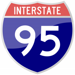 Interstate 95 Sign PNG Clipart - Best WEB Clipart
