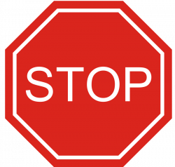 Red Stop Sign Clip Art (70+)