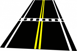 Clipart - Roadway and Crosswalk (Remix of Mazeo)