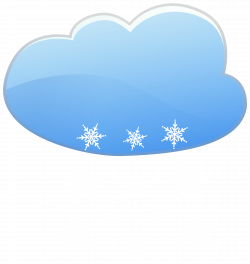 Cloud and Snow Weather Icon PNG Clip Art - Best WEB Clipart