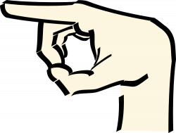 OnlineLabels Clip Art - Pointing Hand