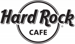 Hard Rock Café Logo Black and White transparent PNG - StickPNG