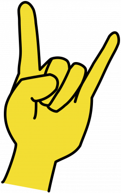 Clipart - Rock Hard Hand