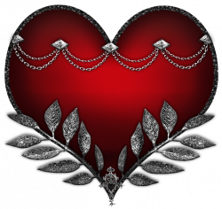 Hard Rock Style Heart Clipart | Gallery Yopriceville - High-Quality ...