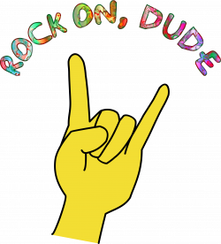 Clipart - Rock On!