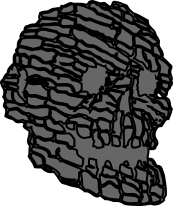 Skull Rock Clip Art at Clker.com - vector clip art online ...