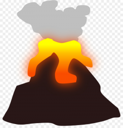 Volcano Cartoon clipart - Volcano, Rock, Silhouette ...