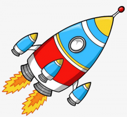 Vector Flat Rocket, Cartoon Rocket, Rocket Fire, Rocket PNG Image ...