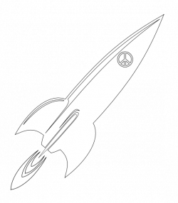 clipartist.net » Clip Art » r is for rocket SVG