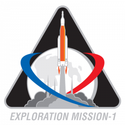 Official mission patch for the upcoming EM-1, the Space Launch ...