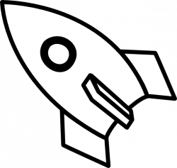 Black & White Rocket Clip Art at Clker.com - vector clip art online ...