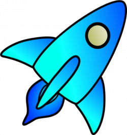 28+ Collection of Blue Rocket Clipart | High quality, free cliparts ...