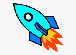 Light Blue Rocket Clip Art At Clker Ⓒ - Clip Art Space Ship ...