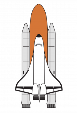 Clipart - Shuttle Boosters Colour