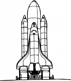 Space Shuttle Liftoff Clip Art at Clker.com - vector clip art online ...