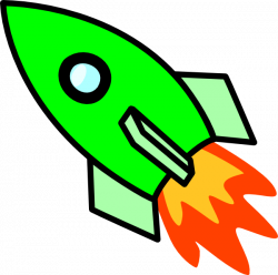 Green Rocket Clip Art at Clker.com - vector clip art online, royalty ...