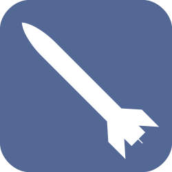 File:Rocket Icon (negative).svg - Wikimedia Commons