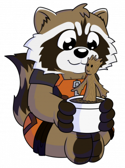 Rocket and Groot by Cartcoon on DeviantArt