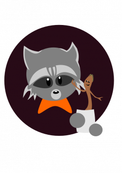 Groot and Rocket Raccoon by Wishiwasahobbit on DeviantArt