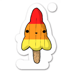 Kawaii Rocket Ice-Lolly - Imaginative Ink - The Home of Awesome T ...