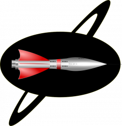 Clipart - 1950's Rocket Ship