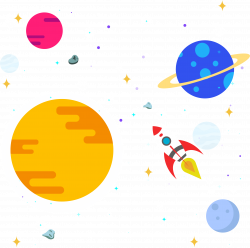 Outer space Solar System Clip art - Space star rocket 2214*2202 ...