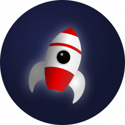 28+ Collection of Rocket In Space Clipart | High quality, free ...