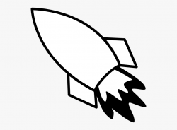 Plain Rocket Clip Art - Rocket Clipart Outline, Cliparts ...